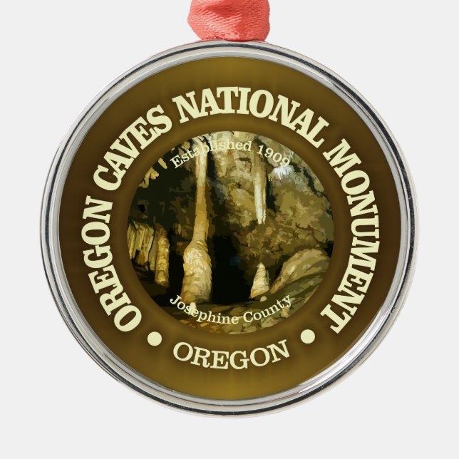 Oregon Caves (NM) Metal Ornament (Front)