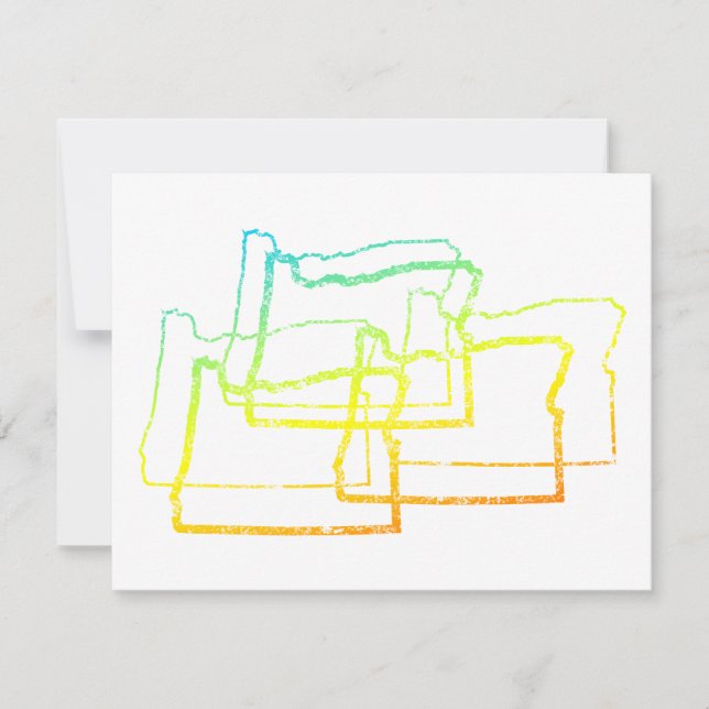 oregon chill blur invitation (Front)
