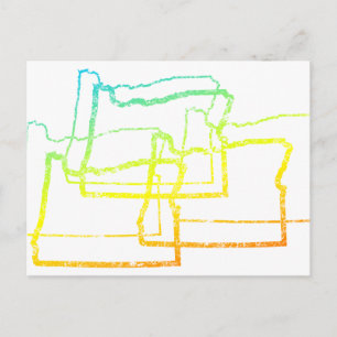 oregon chill blur postcard