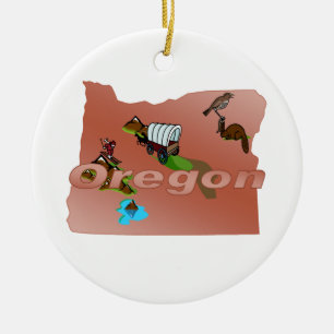 Oregon Christmas Tree Ornament
