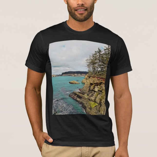 Oregon Coast Bella Canvas T-Shirt (Front)