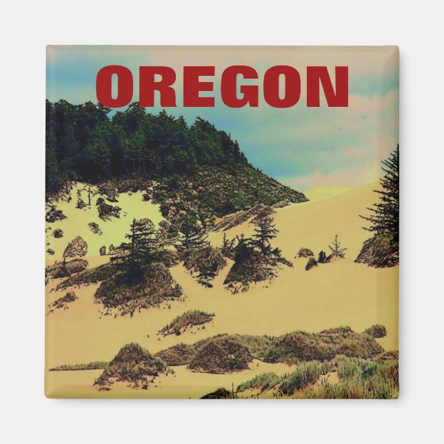 Oregon Coast (Dunes) Magnet (Front)