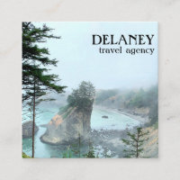 Oregon Coast Foggy Beach Nature Photo Travel