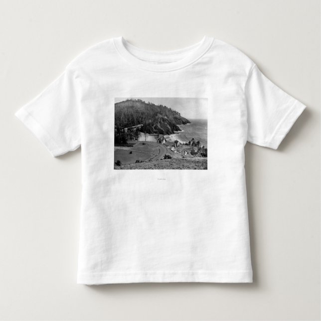 Oregon Coast Highway at Heceta Head Toddler T-Shirt (Front)