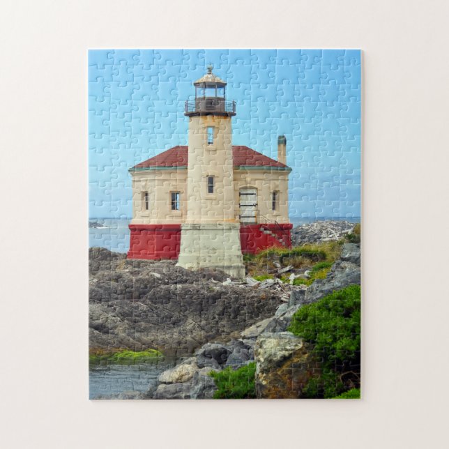 Oregon Coast lighthouse Jigsaw Puzzle (Vertical)