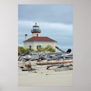 Oregon coast lighthouse poster