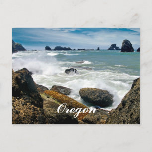 Oregon coast postcard