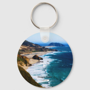 Oregon Coast, scenic photograph,  Key Ring