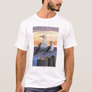 Oregon Coast Sea Gulls T-Shirt