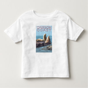 Oregon Coast Sea Lions Toddler T-Shirt