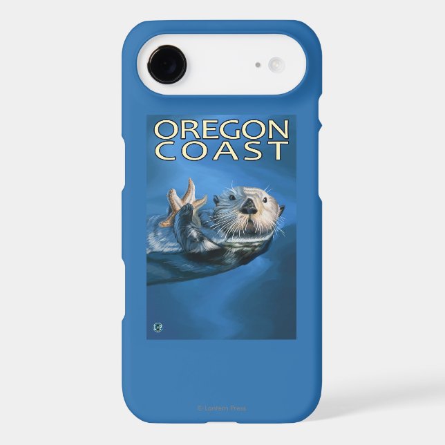 Oregon Coast Sea Otter Case-Mate iPhone Case (Back)