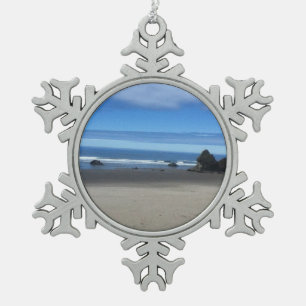 Oregon Coast Snowflake Ornament