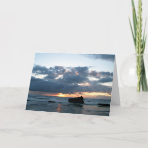 Oregon Coast Sunset Greeting Card