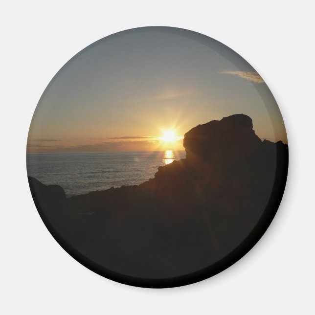 Oregon Coast Sunset Magnet (Front)