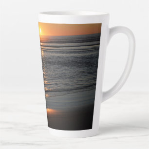 Oregon Coast Sunset Photo Latte Mug