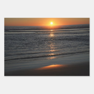 Oregon Coast Sunset Wrapping Paper