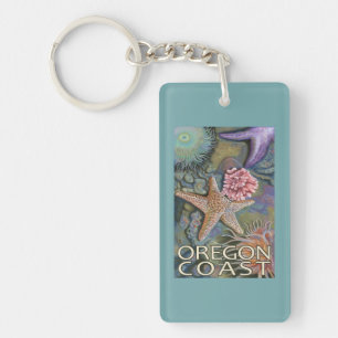 Oregon Coast Tidepool Key Ring