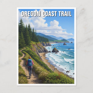 Oregon Coast Trail Postcard