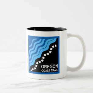 Oregon Coast Trail Two-Tone Coffee Mug