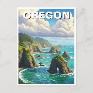 Oregon coast Travel Postcard