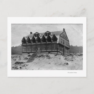 Oregon Coast View of Outlook Inn Hotel Postcard