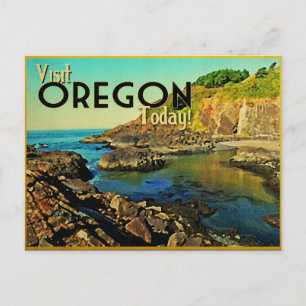 Oregon Coast Vintage Postcard