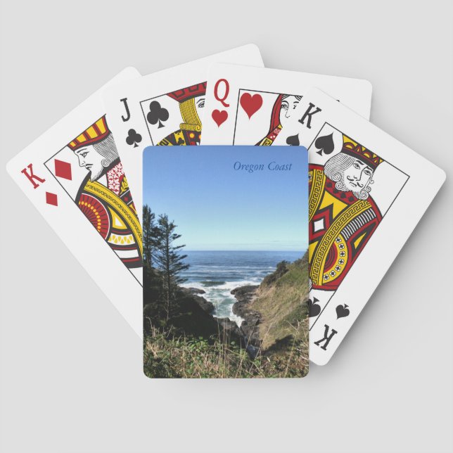Oregon Coastal Inlet Playing Cards (Back)