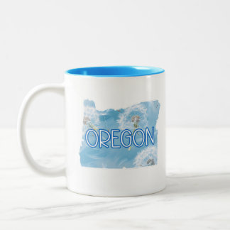 Oregon Dandelion Two-Tone Coffee Mug