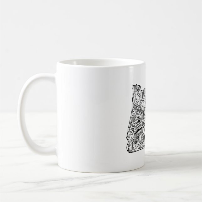Oregon Doodle Coffee Mug (Left)