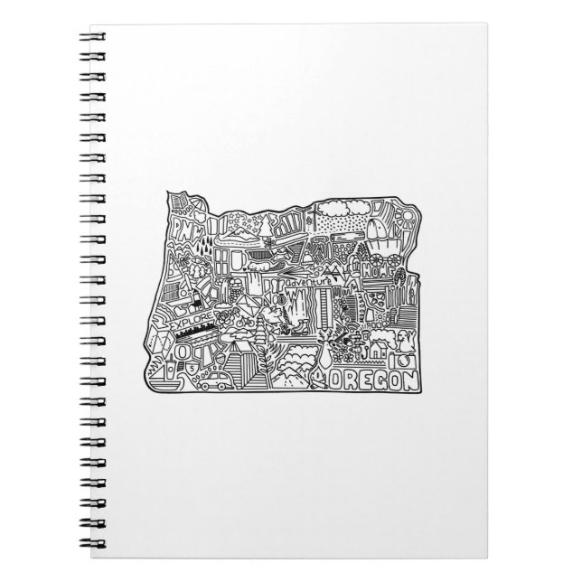 Oregon Doodle Notebook (Front)