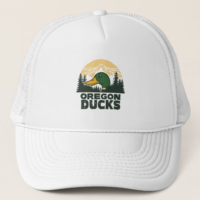 Oregon Ducks – The Ultimate College Football Team Trucker Hat (Front)