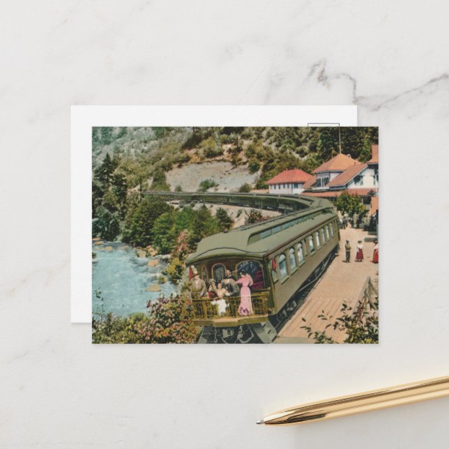 Oregon Express Holiday Postcard (Front/Back In Situ)