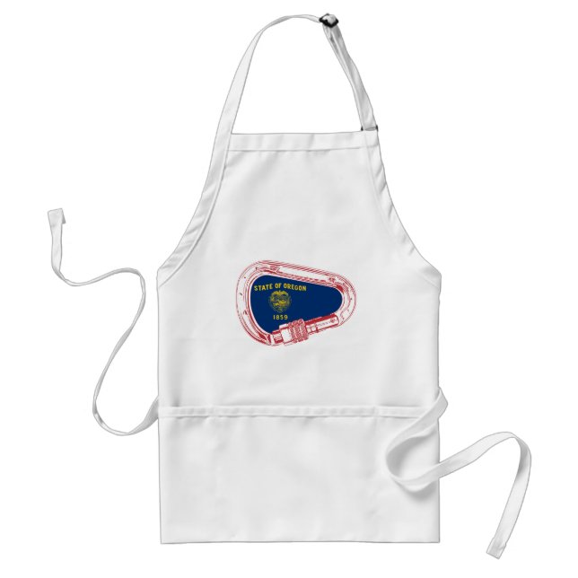 Oregon Flag Climbing Carabiner Standard Apron (Front)