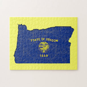 OREGON FLAG JIGSAW PUZZLE