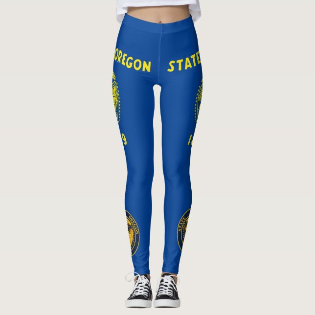 Oregon flag leggings (Front)