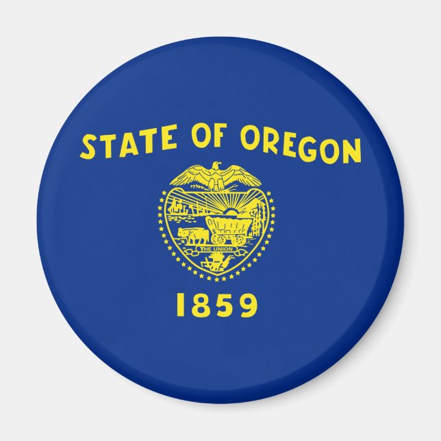 Oregon Flag Magnet (Front)