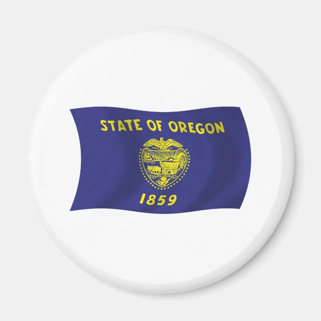 Oregon Flag Magnet (Front)