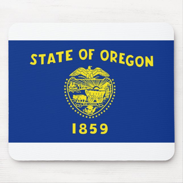 Oregon flag mouse pad (Front)