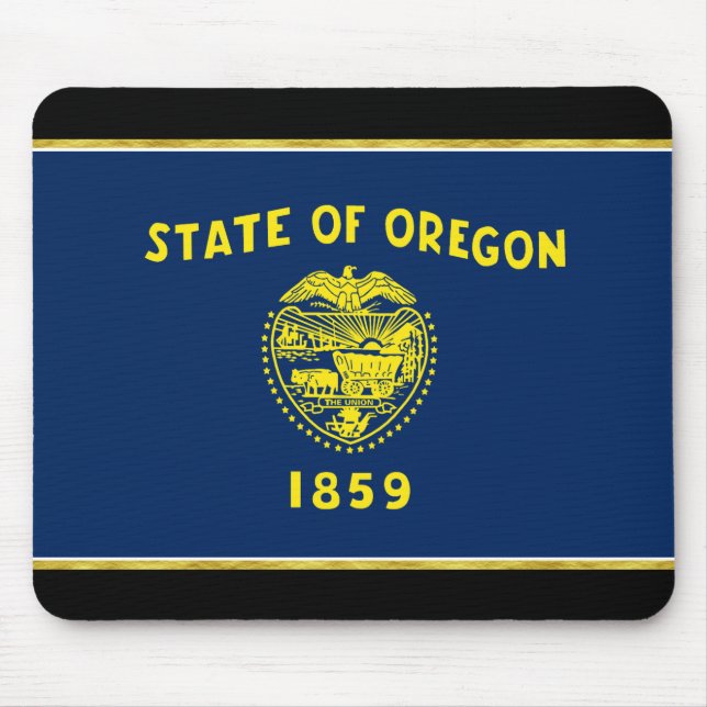 Oregon flag mouse pad (Front)