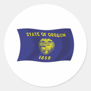 Oregon Flag Sticker