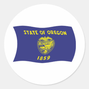 Oregon Flag Sticker