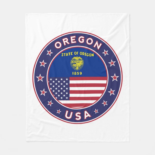 Oregon Fleece Blanket (Front)