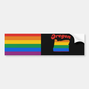 OREGON GAY PRIDE BUMPER STICKER