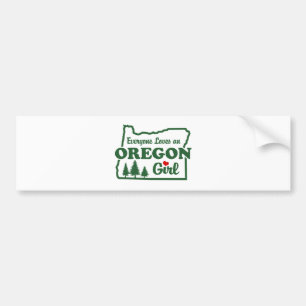 Oregon Girl Bumper Sticker