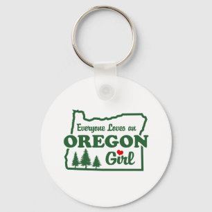 Oregon Girl Key Ring