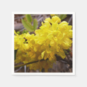 Oregon Grape Flowers Yellow Wildflowers Napkin
