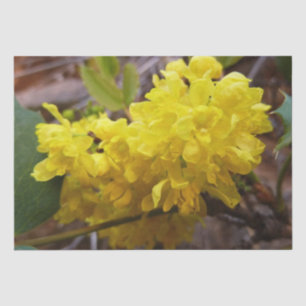 Oregon Grape Flowers Yellow Wildflowers Tissue Paper