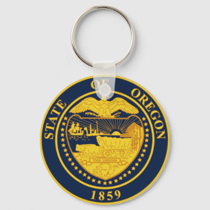Oregon Great Seal Key Ring