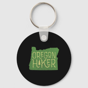 Oregon Hiker Outdoors Clic Retro Hiking Adventure  Key Ring