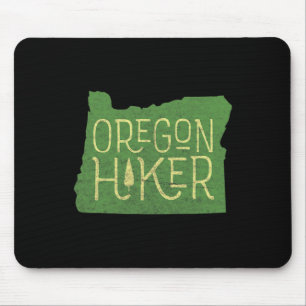 Oregon Hiker Outdoors Clic Retro Hiking Adventure Mouse Pad